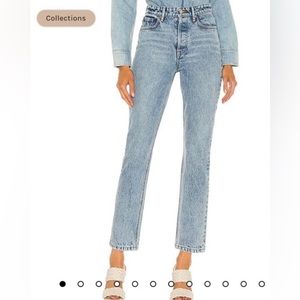 GRLFRND straight leg jeans!